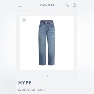 Daily Blue Women's Cropped Denim Jeans